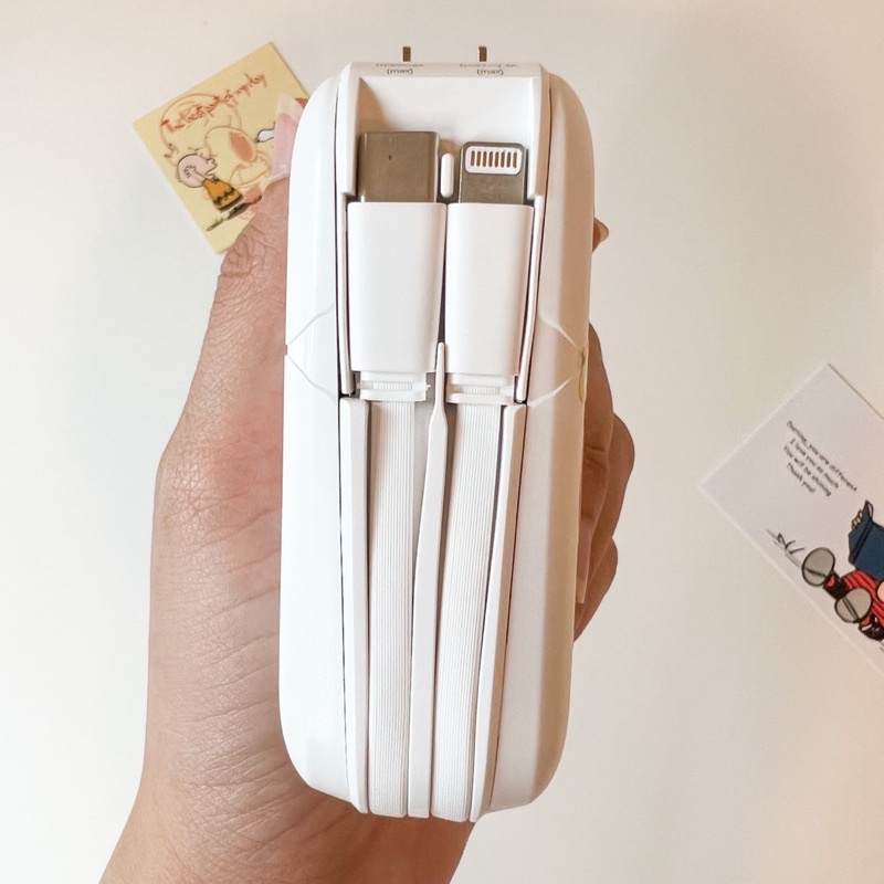 Powrbank แบตสำรอง ของแท้R15w ความจุ 15000 mAh มีสายชาร์จให้ในตัว มีช่อง ...
