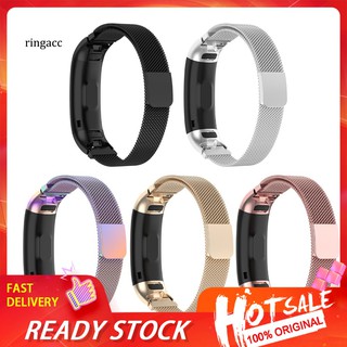 rac สายรัดข้อมือสแตนเลสสําหรับ huawei band 4 pro ter - b 29s