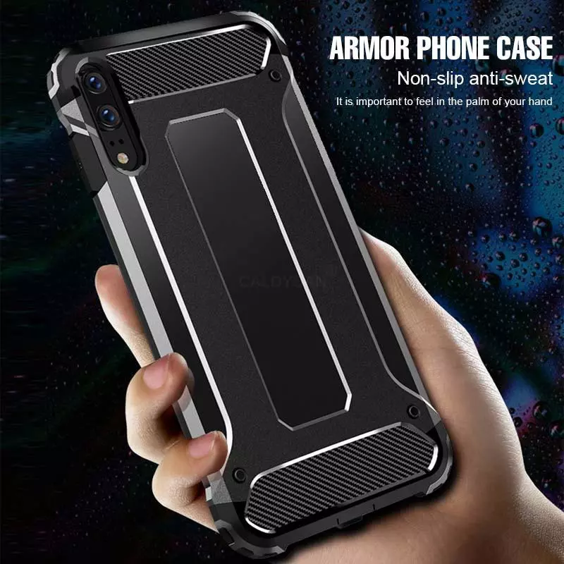 Huawei P30 P20 Pro P20 P30 Lite Nova 3i 3e 4e กันกระแทกผสมเกราะเกราะหยาบกันชน Hard Work โทรศัพท์มือถือกรณี
