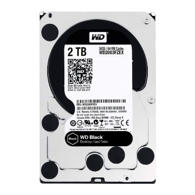 2 TB HDD WD Black (7200RPM, 64MB, SATA-3, WD2003FZEX)
