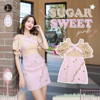 BLT Brand: Sugar Sweet Pink เดรสสีชมพูอ่อนงานจริงสวยมากๆๆ