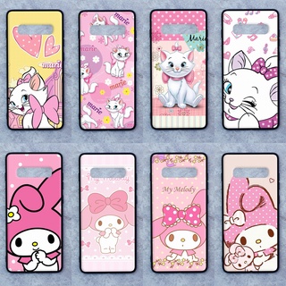 เคส Samsung S10 plus ลายแมวมารี-เมโลดี้ ขอบนิ่มหลังแข็ง เคสมือถือ เคสโทรศัพท์ Case เคส TPU ขอบนิ่มหลังแข็ง