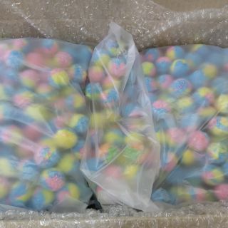 🐌☘สครับน้ำตาล เรนโบว์🍭🍩 10-13 g. ยกลัง 50 ลูก แถมฟรี!! 5 ลูก (ถุง+สติกเกอร์)
