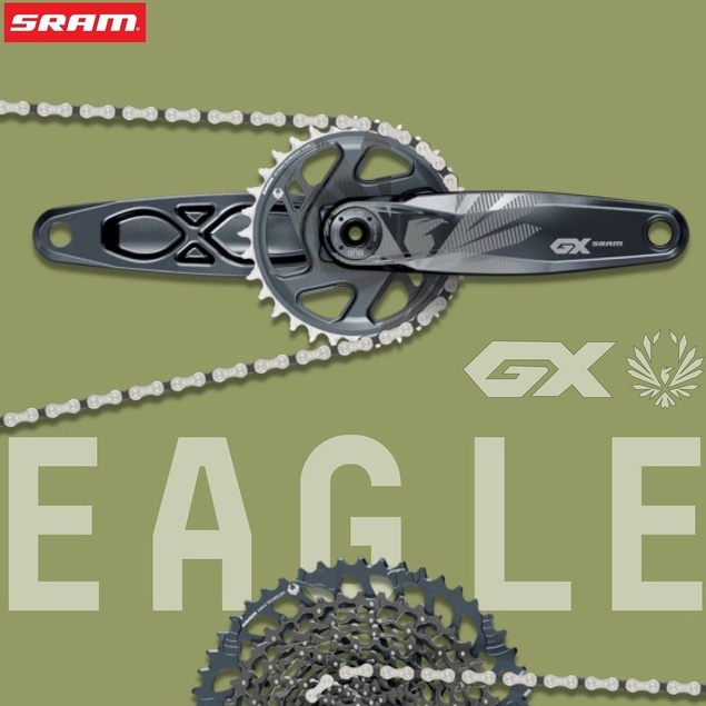 SRAM GX EAGLE LUNAR GROUPSET ชุดเกียร์เสือภูเขารุ่นใหม่ล่าสุด 12 speeds เฟืองหลัง 10-52T