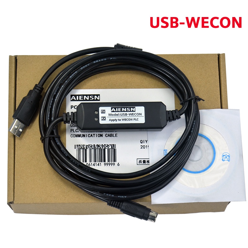 สายเคเบิลดาวน์โหลดข้อมูล USB-Wecon Wecon LX1S LX3V LX3VP LX3VELX3VM series PLC