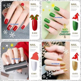 สีเจลกอย Gaoy ยาทาเล็บ​สี​เจล​ สีเทศกาลคริสต์มาส​ 🎅☃️🐧