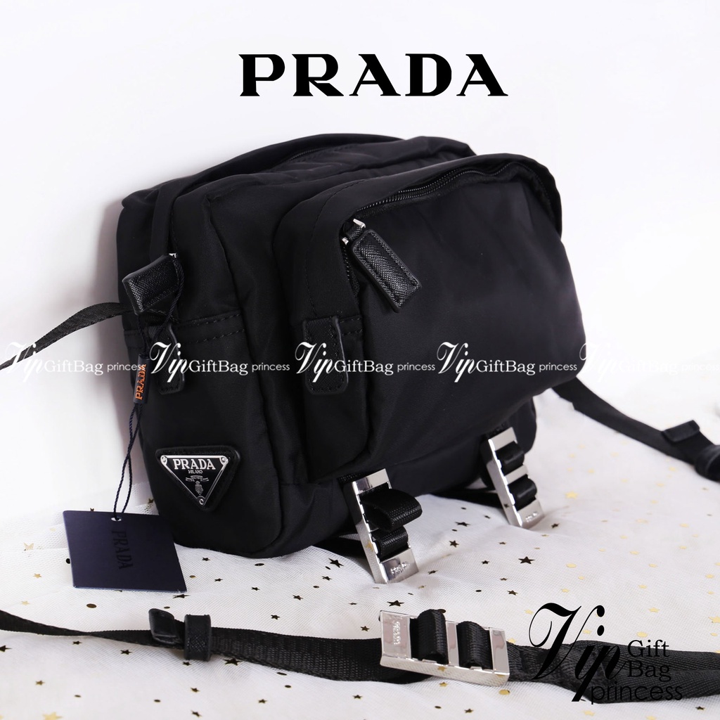 Prada nylon shoulder bag / Prada crossbody nylon bag VIP gift ใช้ได้ทั้งหญิงชาย ห้ามพลาดรุ่นใหม่l Prada Bag ทรงใหม่