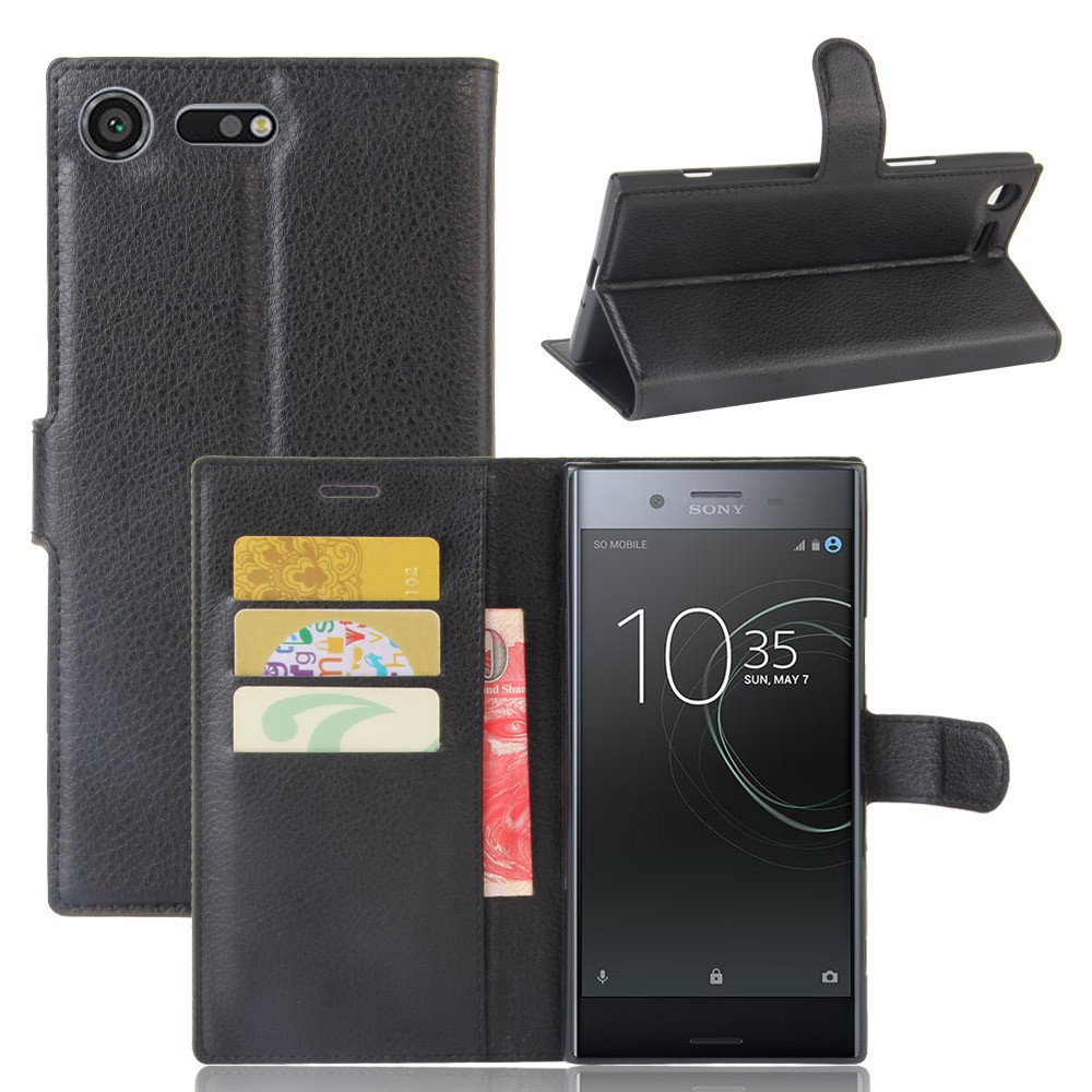 เคสโทรศัพท์ Sony Xperia XZ XZ1 Compact XZ2 XZ3 Premium กรณีโทรศัพท์หนัง Pu Phone Case