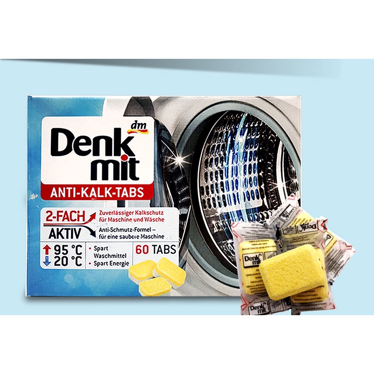 Denkmit ก้อนล้างเครื่องซักผ้าพร้อมคลีนเสื้อผ้าไปในตัว สินค้าเครือ dm แบรนด์ดังจากเยอรมัน ของแท้รับประกัน 100 %