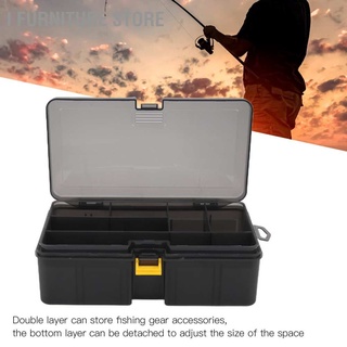 I Furniture store Fishing Bait Storage Box Double Layer Multifunctional Plastic Tackle Accessory