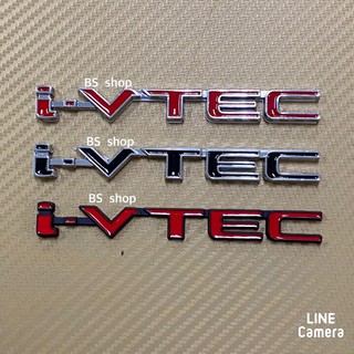 โลโก้* i-VTEC งานโลหะ ขนาด* 1.5 x 13 cm ราคาต่อชิ้น