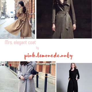 Mrs.elegant coat เสื้อโค้ทสไตล์เกาหลี