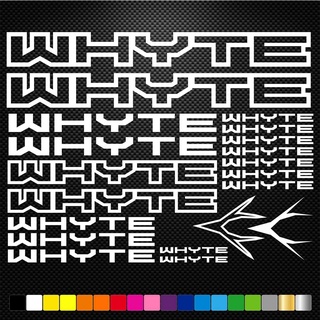 เข้ากันได้ Whyte ไวนิลสติกเกอร์แผ่นจักรยานกรอบรอบการขี่จักรยานจักรยาน Mtb Road