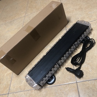 ไฟไซเรนกู้ภัย LED ไฟไซเรนไฟติดหลังคามาใหม่ 52cm 3 ท่อน 4 หน้ามีข้าง 6W 12V-24V พร้อมขาแม่เหล็กแดงขาวน้ำเงิน