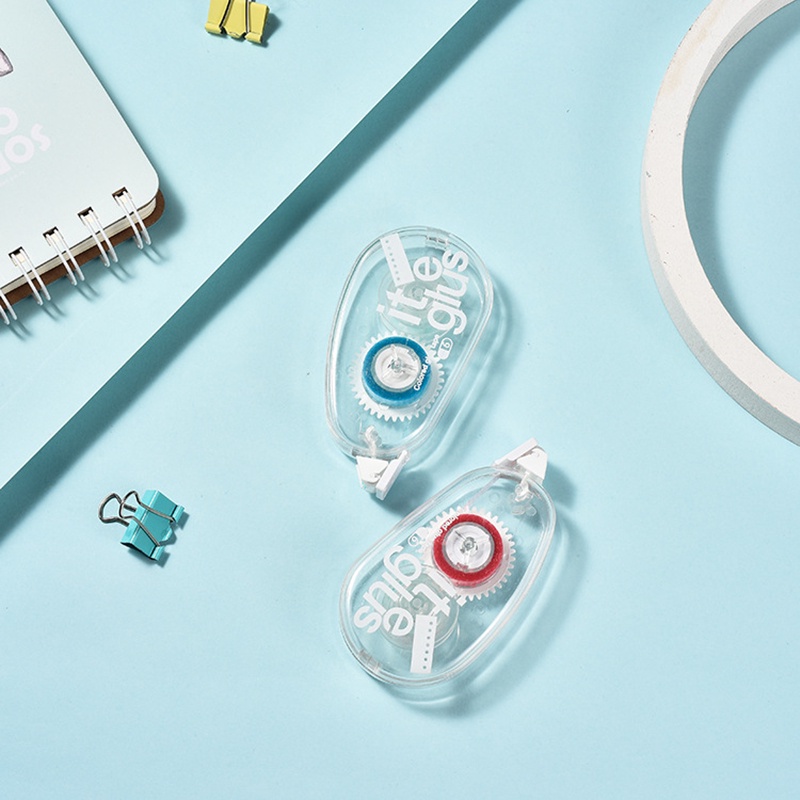 Penlab 1pcs สีกาวเทป 6 มม.* 6 M โปร่งใส Double Side Dispensing กาวสําหรับไดอารี่อัลบั้ม Clearance C7137