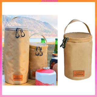 [พร้อมส่ง] กระเป๋าทรงกระบอกสําหรับจัดเก็บแก๊สโคมไฟปีนเขา S