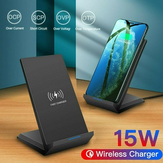 แท่นชาร์จไร้สาย 15 W Qi สําหรับ Samsung Galaxy S20 S10 Note 10 9 Dysunbey