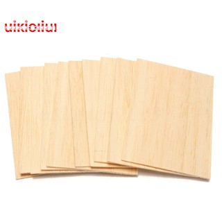 แผ่นไม้สำหรับทำงานหัตถกรรม 150 x 100 x 2 มม. 10 ชิ้น