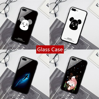 เคส  OPPO Reno 8T A78 8T A78 Reno6 Pro Reno6 5G A94 Reno 5 5Pro Reno 4 Pro 5G Reno2 Reno F11 Pro F9 F7 F5 เคสแก้ว ยากเคส    Tempered Glass Back Shockproof Hard Casing Glass Case