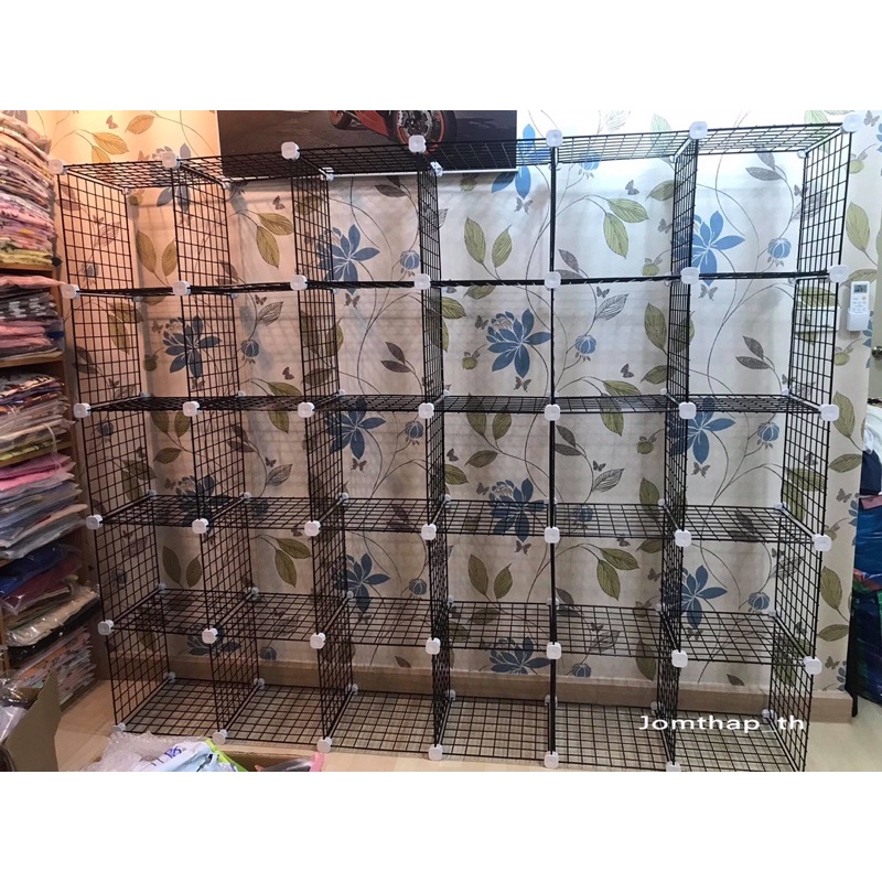 จัดสต๊อก30ช่อง ตะแกรงฟุตxฟุต(แบบไม่มีแผ่นปิดหลัง)