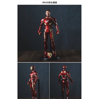 [ส่งฟรี] Avengers Iron man mk50 งาน Crazy Toys ใส่-ถอด หน้ากากได้ สูง 30cm