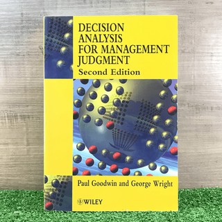 Decision Analysis for Management Judgment