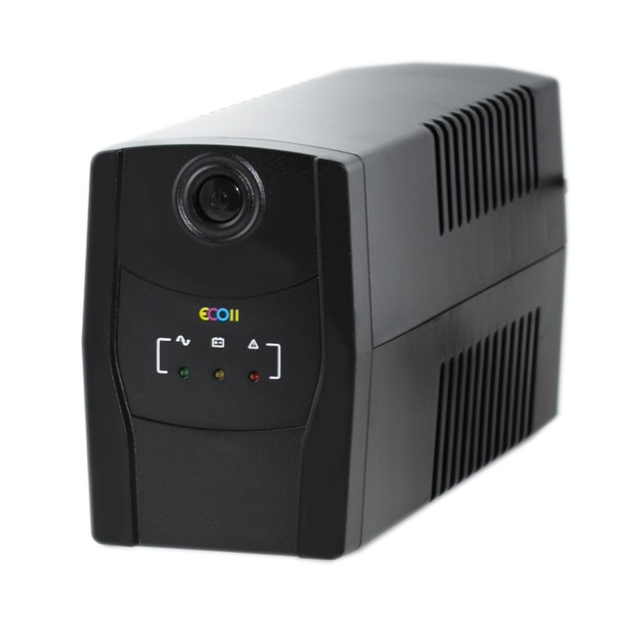UPS (เครื่องสำรองไฟฟ้า) SYNDOME รุ่น ECO II-1000 (1000VA/630WATT) Warranty 2 - y