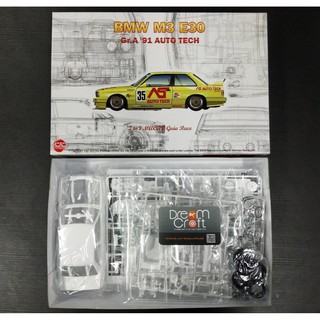 NuNu 1/24 BMW M3 E30 Gr.A 91 AUTO TECH (โมเดลรถยนต์ Model DreamCraft)