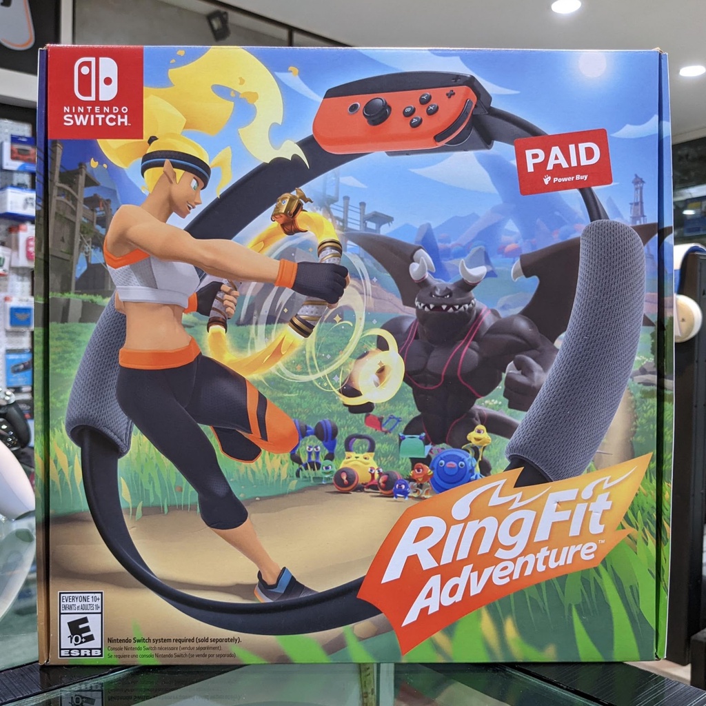 ของแท้ มือ2 Ring Fit Adventure เกม Nintendo Switch แผ่น nintendoswitch มือสอง (เกมออกกำลังกาย ริงฟิต)