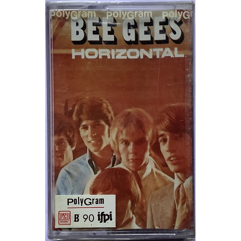 Cassette Tape เทปคาสเซ็ตเพลง Bee Gees อัลบั้ม Horizontal ลิขสิทธิ์ ซีล World Massachusetts