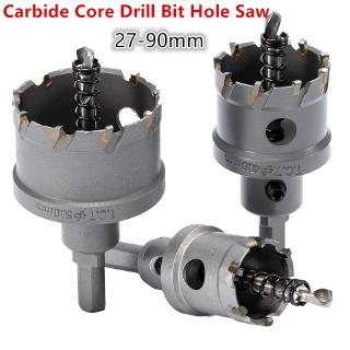 1pcs long Tungsten Steel Carbide Dia 27-90mm Core Drill Bit Metal Cutter Core Hole Saw core drill bit