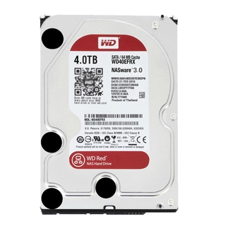 ฮาร์ดดิสก์ WD western digital WD40EFRX western digital red disk nas hard disk 4T desktop hard disk