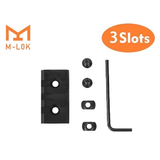 รางเสริม m-lok สำหรับติดอุปกรณ์ แผ่นรางอะลูมิเนียม  สำหรับติดกล้อง ติดดอท หรืออุปกรณ์อื่นๆที่จับรางpicatinny