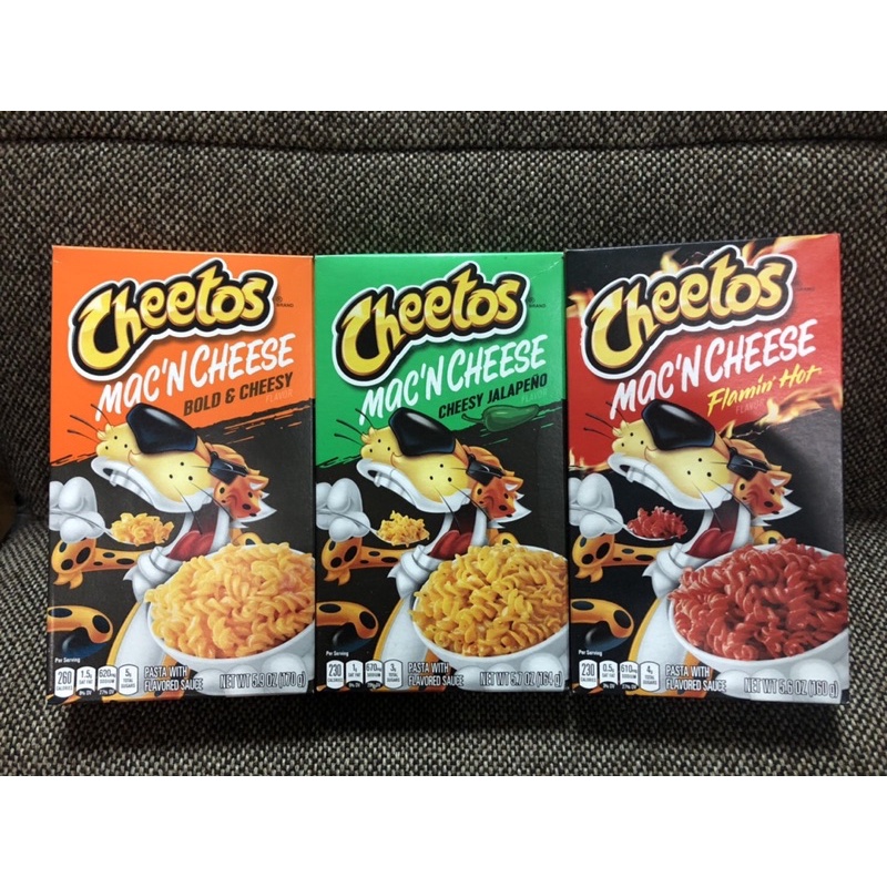 (พร้อมส่ง)Cheetos Mac ‘N Cheese ชีโตสแมคแอนด์ชีส 3 รส ขนาด 160 164 และ 170 กรัม
