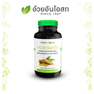 **พร้อมส่ง** กระชายขาว Herbal One อ้วยอันโอสถ 60 แคปซูล กระชายสกัด พร้อมส่ง