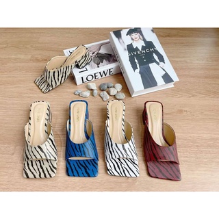 Niwa shoes รองเท้าสตรี ส้รสูง รหัส206 หนังนิ่ม 2นื้ว