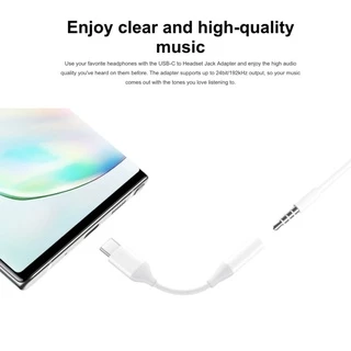 หางหนู Type-C to AUX Ss Note10/ A80/ S20สายแปลง USB Type-C to 3.5mm. ใช้ได้กับ iPad Headphone Adapter Type-C to AUX