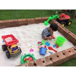 ทราย 2 ถุง 60 กก ขายดีอันดับ 1 Sandcastle ไม่มีฝุ่นฟุ้ง ทรายขาวฆ่าเชื้อสำหรับเด็ก สะอาด ปลอดภัย