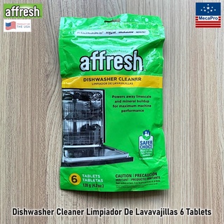 Affresh® Dishwasher Cleaner Limpiador De Lavavajillas 6 Tablets ผลิตภัณฑ์ทำความสะอาดเครื่องล้างจาน อุปกรณ์ล้างจาน