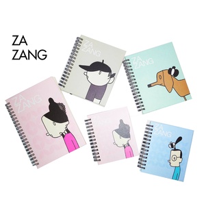 ♥สินค้าพร้อมส่ง♥สมุดโน๊ตริมลวด ZaZang และผองเพื่อน 4 ลวดลายสุดน่ารัก ♥