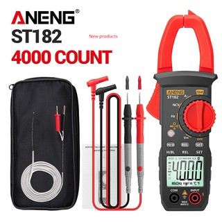 ST182 Digital Clamp Meter AC Current Multimeter DC/AC Voltage Ammeter Voltages Tester Amp Hz DH