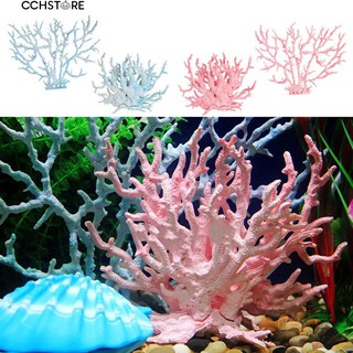 การจำลองพลาสติกถังปลาพิพิธภัณฑ์สัตว์น้ำประดิษฐ์ Reef Coral Decors