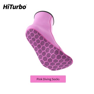 Hiturbo Neoprene Diving Socks 3mm Wetsuit Socks Scuba Fin Snorkeling Thicken Anti-Slip for Men Women