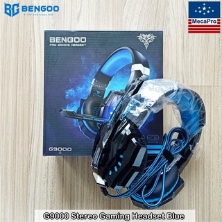 BENGOO® G9000 Pro Gaming Headset Blue ชุดหูฟังสำหรับเล่นเกม พร้อมไมโครโฟน หูฟังเกมมิ่ง