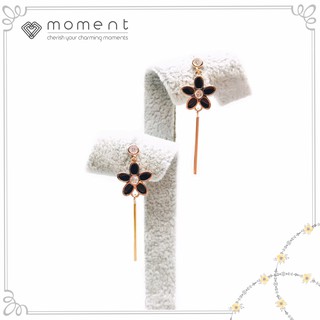 Moment ต่างหู B0006-D ก้านเงินแท้ 92.5% Nickle Free
