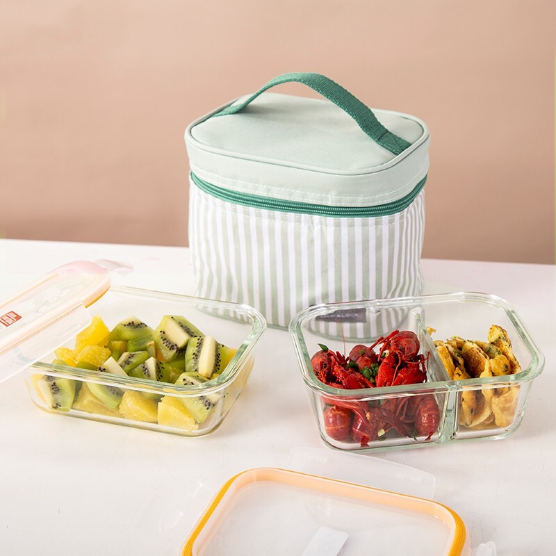 LockLock(LockLock)Crisper Set Sealed Refrigerator Microwave Oven Bento ...