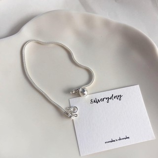 สร้อยข้อมือเงินแท้ Minibell bracelets