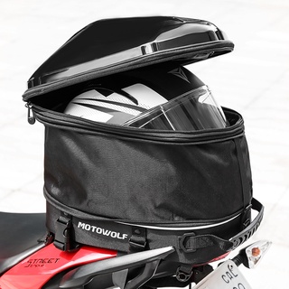 Motowolf กระเป๋าเป้สะพายหลัง แบบแข็ง อเนกประสงค์ สําหรับหมวกกันน็อค R15 R25 GSX-R150