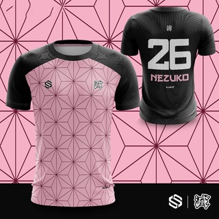 เสื้อยืด ลาย Demon Slayer Jersey Nezuko Kamado 3D ไซซ์ XXS-6XL