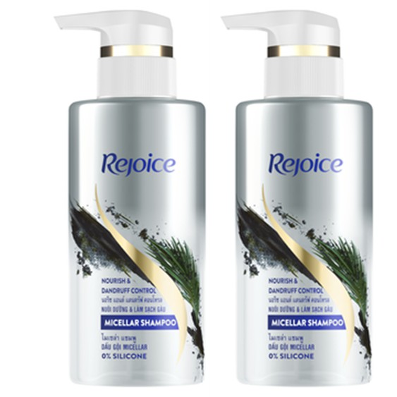 Rejoice Nourish & Dandruff Control Micellar Shampoo 300 ml x2 p&g